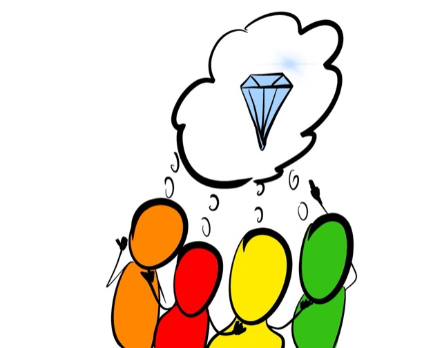 Illustration, l'énergie du groupe, par Alban Montreuil