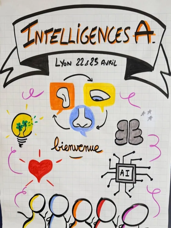 Paperboard d'accueil de séminaire, par Alban Montreuil