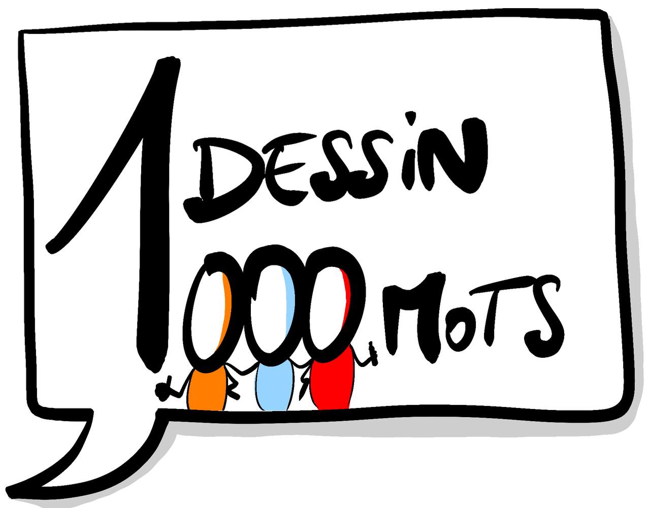 Logo 1dessin1000mots